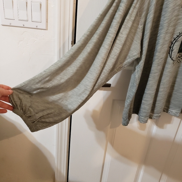 Torrid Light Heathered Green Classic Fit Top Size 3X - Picture 3 of 8